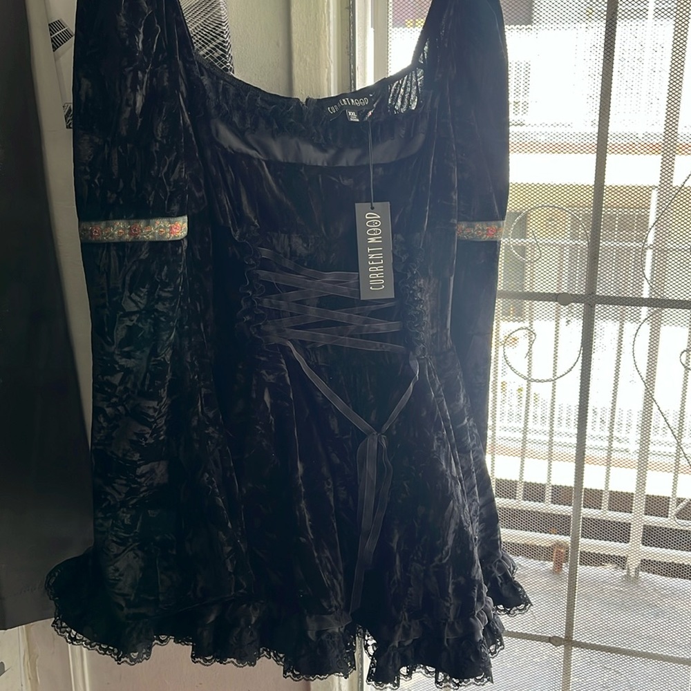 Mini Velvet Dress from Dolls Kill